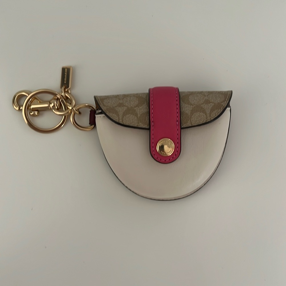 Coach mini Saddle bag charm